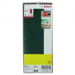 2607019501 BOSCH Set 25 foi abrazive granulatie 60, 80, 120, 240