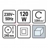 82942 LUND Masina de lustruit putere 120 W, disc 240 mm
