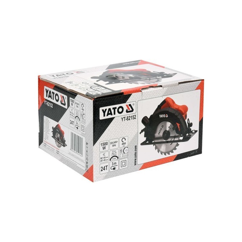 YT-82152 YATO Fierastrau circular putere 1500W, disc 185mm
