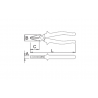 607869 Cleste combinat maner bimaterial taiere 2.5 mm lungime 200 mm