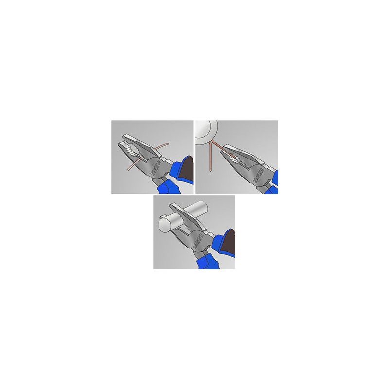 607869 Cleste combinat maner bimaterial taiere 2.5 mm lungime 200 mm