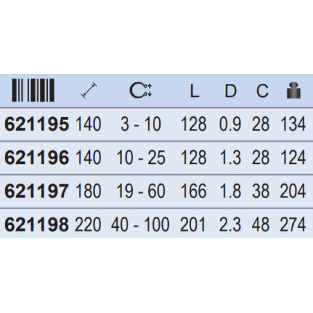 621198 UNIOR Cleste inel de siguranta,exterior,varf indoit 40-100mm