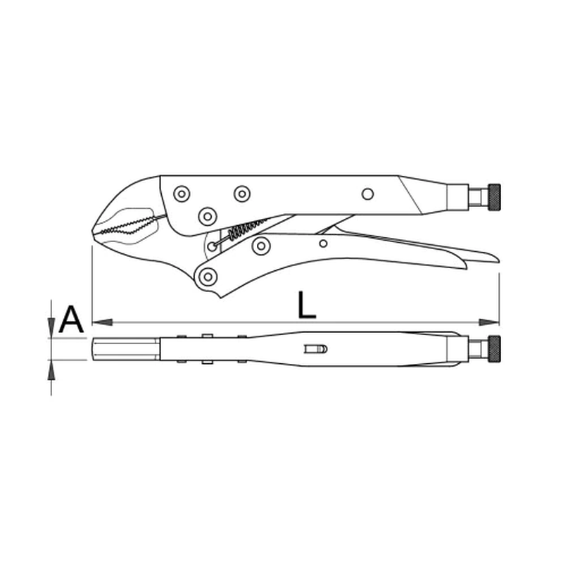613102 UNIOR Cleste menghina capacitate prindere 40 mm lungime 300 mm