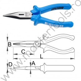 608712 UNIOR Cleste varf semirotund tais lateral 506/4G maxim 2 mm