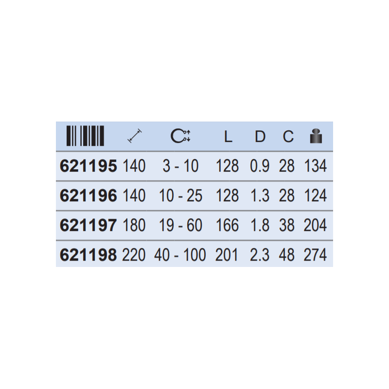 621197 UNIOR Cleste inel de siguranta,exterior,varf indoit 19-60mm