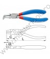 621211 UNIOR Cleste inel de siguranta,intern,varfuri indoite 8-13mm