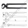 601343 UNIOR Cleste pentru scos cuie 530/4 lungime 200 mm