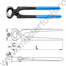 608723 UNIOR Cleste pentru scos cuie 530/4P lungime 180 mm