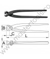 601372 UNIOR Cleste pentru plasa de sarma 531/4 lungime 190 mm