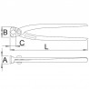601372 UNIOR Cleste pentru plasa de sarma 531/4 lungime 190 mm