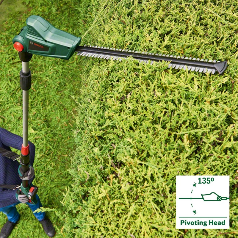 06008B3000 BOSCH Foarfeca telescopica pentru gard viu cu acumulator