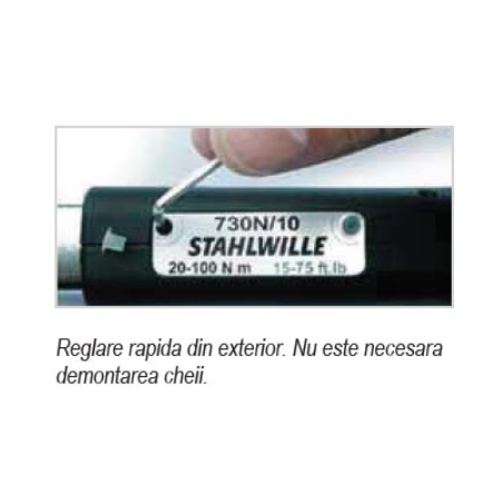 SW50181040 STAHLWILLE Cheie dinamometrica dreptunghi 14x18 mm 80-400Nm