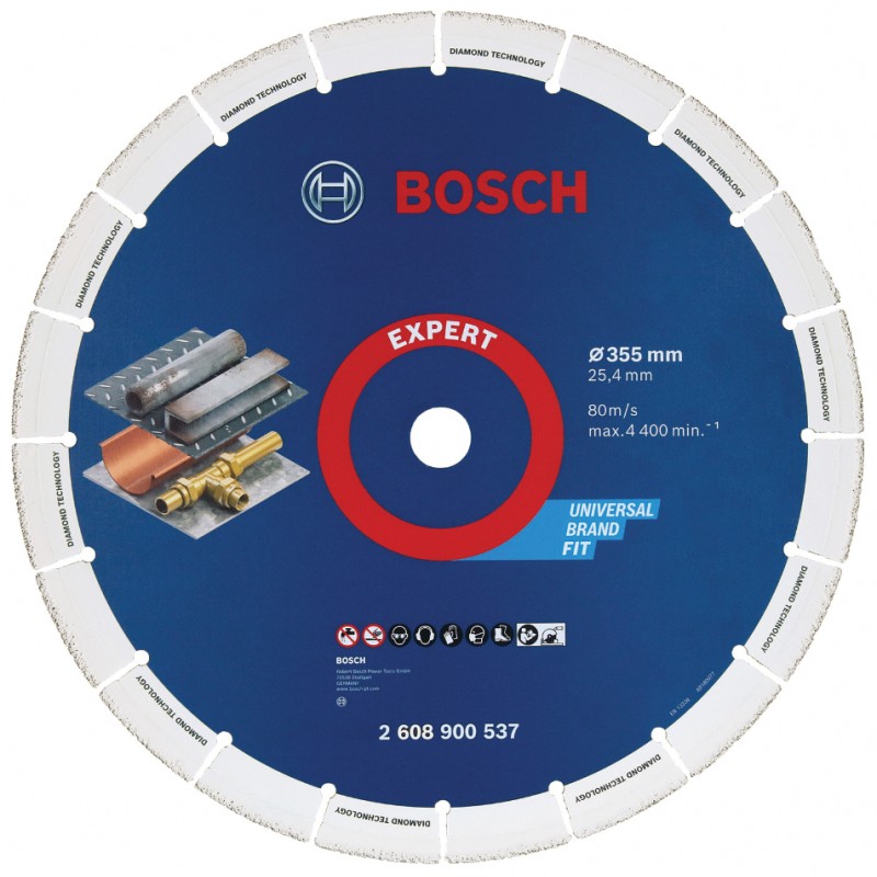 2608900537 BOSCH Disc diamantat segmentat pentru metal 355x25.4 mm