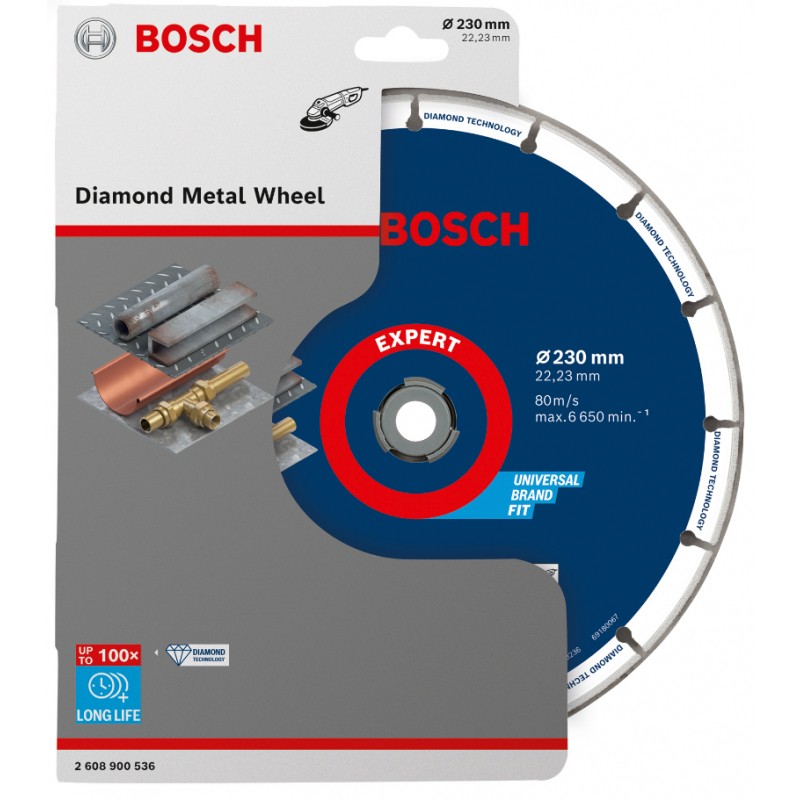 2608900536 BOSCH Disc diamantat segmentat pentru metal 230x22.23 mm