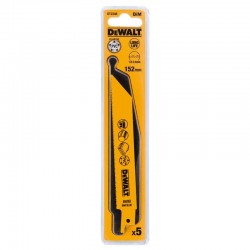 DT2348 DeWALT Set 5 Lame Bi-Metal fierastrau orizontal de 152mm pentru taiat plastic