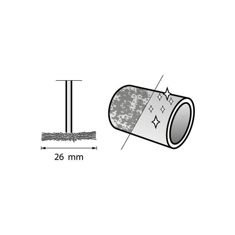 DREMEL Perie lustruire de 19 mm 26150403JA