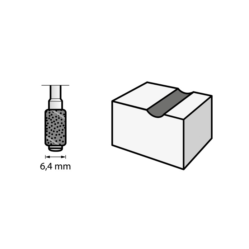 DREMEL 26150430JA Mandrina banda slefuire curatare lemn,metale,plastic