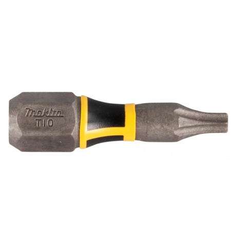 E-03193 MAKITA Set 2 biti Impact Premier T10 25mm, prindere hex 1/4"