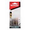 E-03193 MAKITA Set 2 biti Impact Premier T10 25mm, prindere hex 1/4"