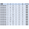 SW58231019 Cap cheie inelara 19mm cheie dinamometrica prindere 9x12mm
