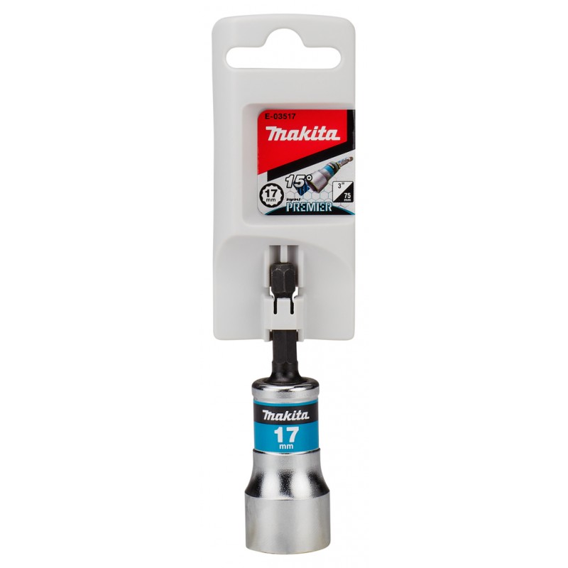 E-03517 MAKITA Cheie tubulara 17x80mm, prindere hexagon 1/4"