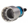 E-03539 MAKITA Cheie tubulara 21x80mm, prindere hexagon 1/4"