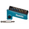 E-03573 Makita Set 10 biti 25mm Impact Premier si suport magnetic