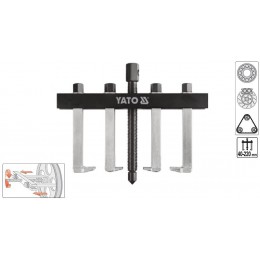 YT-0640 Carlig cu falci pentru extras cu picior dublu Yato