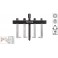 YT-0640 Carlig cu falci pentru extras cu picior dublu Yato