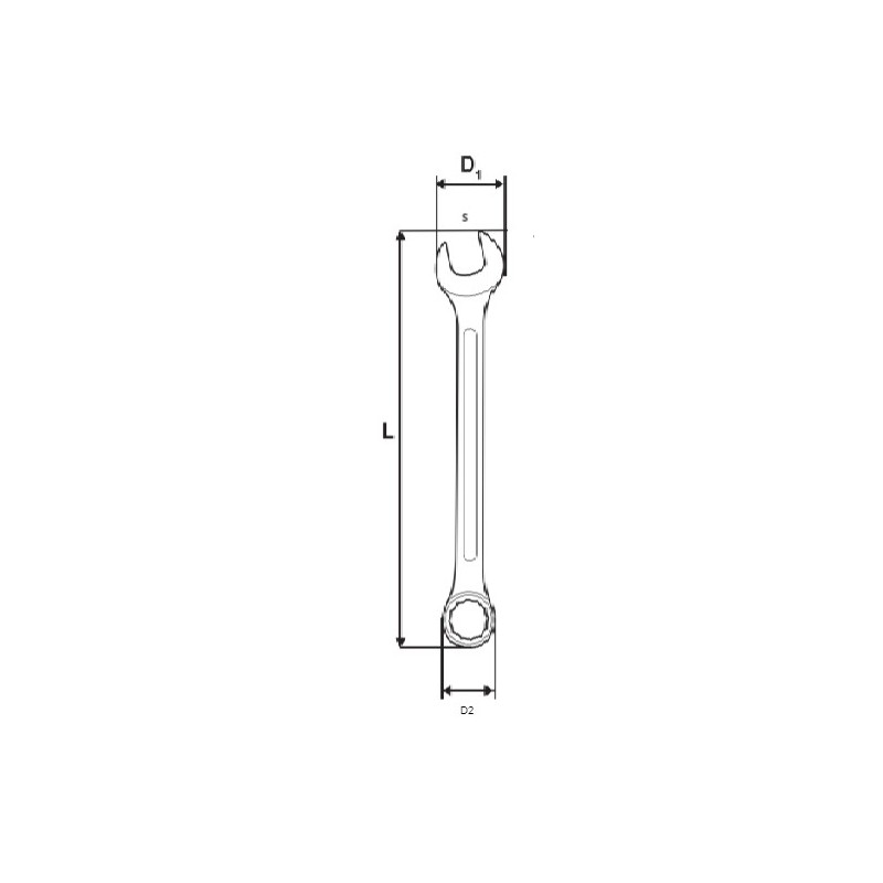 231978 TOPMASTER Cheie combinata cu clichet 15x198 mm