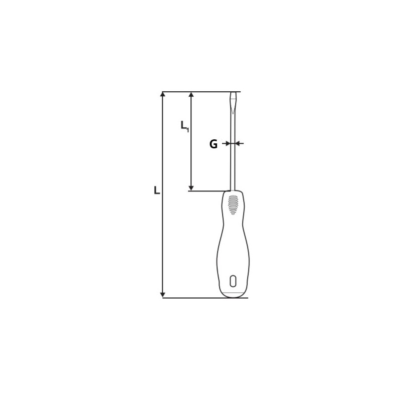 223206 TOPMASTER Surubelnita PH1x75mm Cr-V
