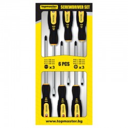 224501 TOPMASTER Set 6 surubelnite SL si PH 100-150mm