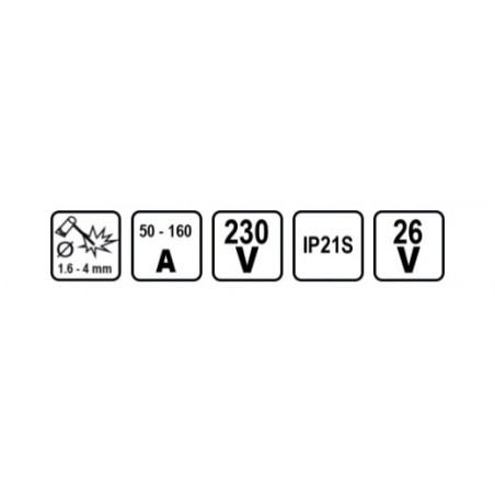 077228 RAIDER RD-IW28 Aparat sudura tip Inverter 2in1 MIG/MAG&MMA 160A