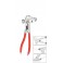 YT-0643 Cleste pentru cauciuc Yato