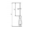 221516 TOPMASTER Surubelnita cruce PH2 6x125mm S2