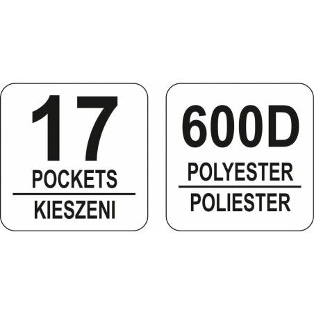 YT-74372 YATO Geanta scule tip lada cu 17 compartimente