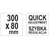 YT-64112 YATO Presa manuala Tip "F", dimensiune 300x80mm