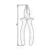 210701 GADGET Cleste varf lung cu maner din plastic 160mm