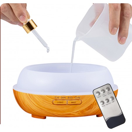 66902 LUND Difuzor aromaterapie cu telecomanda 500 ml, 12 W