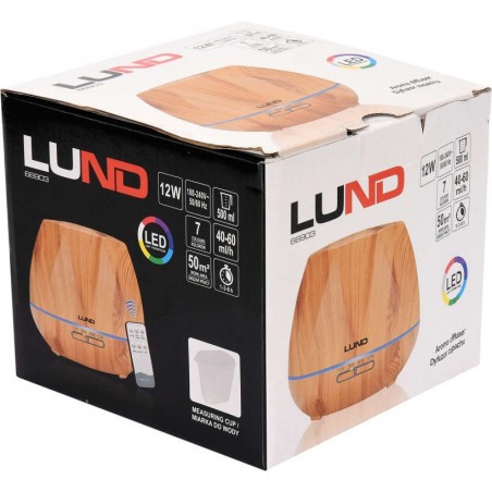 66903 LUND Difuzor aromaterapie cu telecomanda 500 ml, 12 W