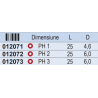 1000012072 ASW Bit cruce PH2 prindere hexagonala 1/4"