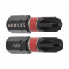 71923359 KRONUS Set 2 biti stea PZ3 de impact prindere hexagonala 1/4"