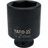 YT-1148 YATO Cheie tubulara HEX de impact 48mm prindere patrat 3/4"