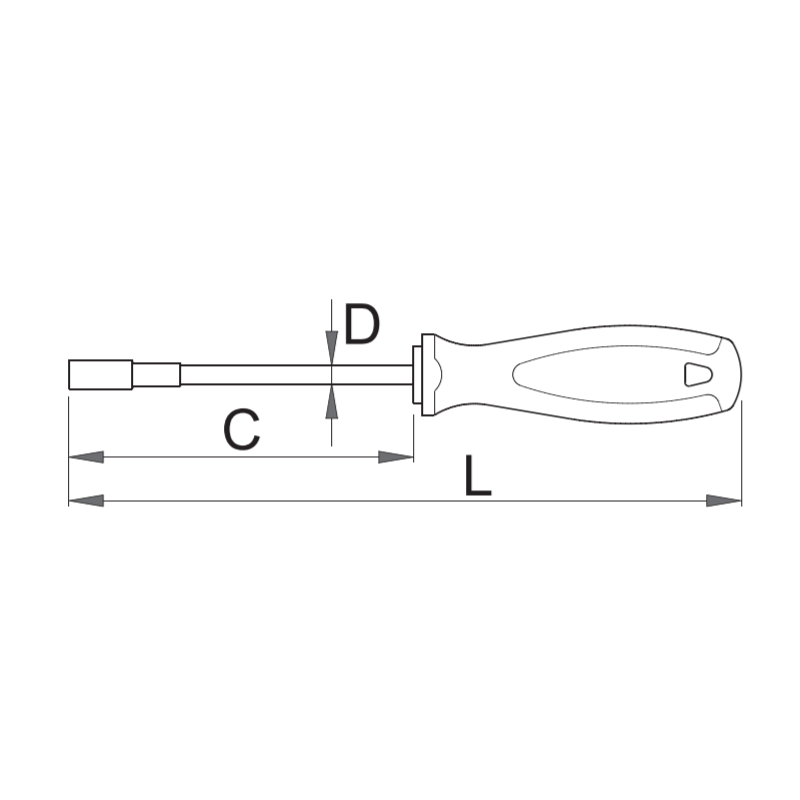 625356 UNIOR Antrenor drept pentru biti cu prindere hexagonala 1/4"