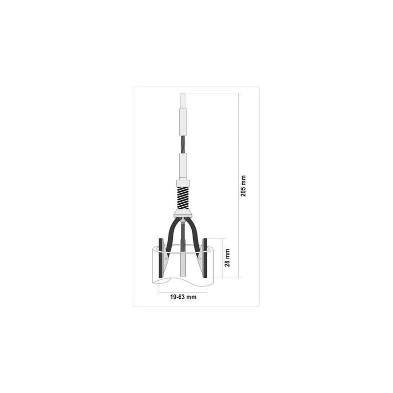 YT-05810 YATO Dispozitiv pentru honuit cilindrii cu 3 brate, 19-63 mm