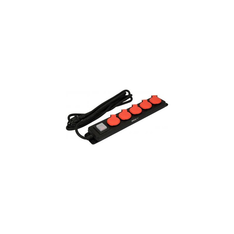 YT-81242 YATO Prelungitor electric 230V impamantare 5 prize lungime 3m