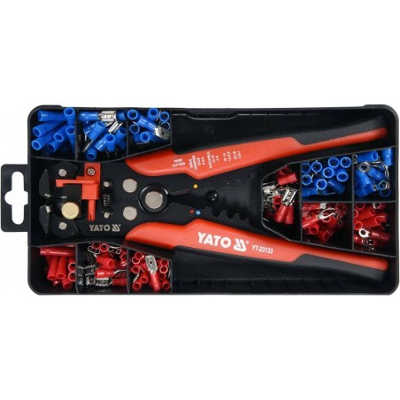 YT-23133 YATO Set conectori izolati si decablator, 191 buc