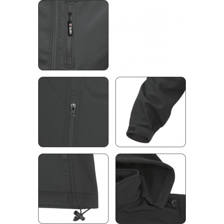 YT-79553 YATO Jacheta cu gluga, softshell, marimea XL
