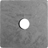 YT-47385 YATO Talpa compactoare, prindere HEX 30 mm, talpa 150x150 mm