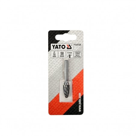 YT-61724 YATO Freza pentru metal conica, prindere 6mm, 58x10mm